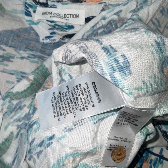 Emerson Fry Naja Caftan Coastal Print Mini Dress - Picture 8 of 8